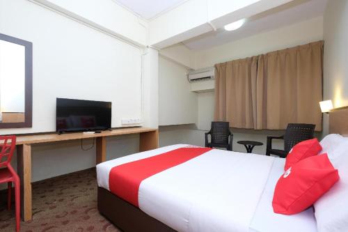 Μια τηλεόραση ή/και κέντρο ψυχαγωγίας στο Hotel O 75