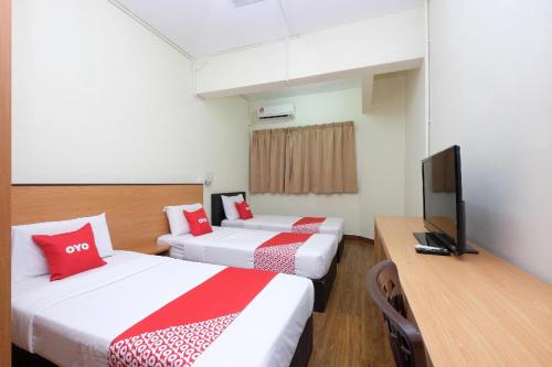 Μια τηλεόραση ή/και κέντρο ψυχαγωγίας στο Hotel O 75