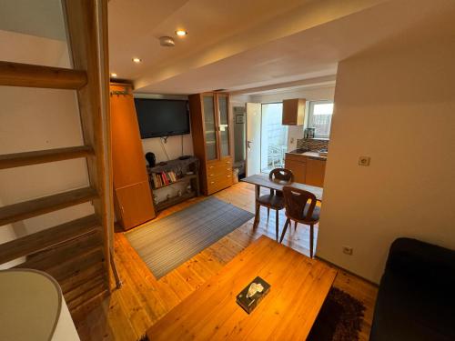 TV a/nebo společenská místnost v ubytování Heidelberg Apartments