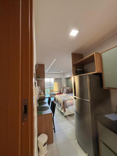 Η κουζίνα ή μικρή κουζίνα στο Flat em Muro Alto-Porto de Galinhas-Makia Beach Experience