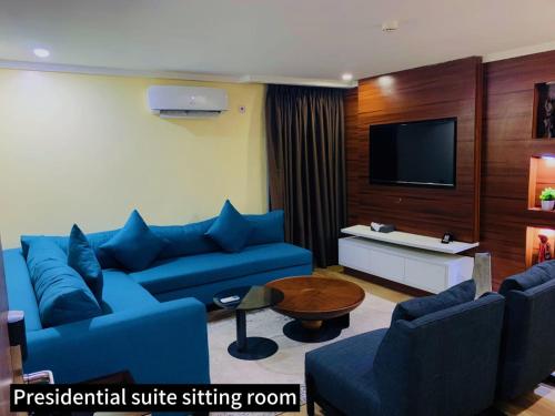 TV/Unterhaltungsangebot in der Unterkunft The Willows Nest Hotel Ibadan