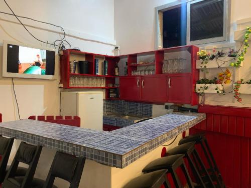 Kuchyň nebo kuchyňský kout v ubytování Mezza Vista