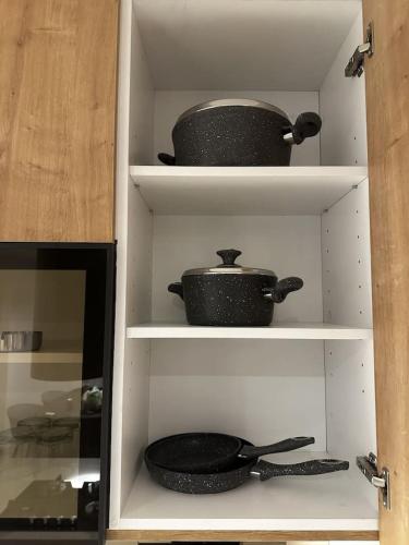 Sol, 1BR Gemmayzeにあるキッチンまたは簡易キッチン