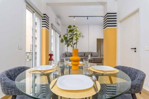 Χώρος καθιστικού στο The Hall 2BR Gemmayze