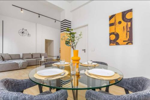 Χώρος καθιστικού στο The Hall 2BR Gemmayze