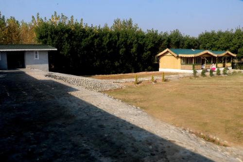 El edificio en el que está la estancia rural