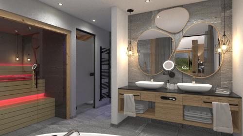 Ένα μπάνιο στο Hotel Stoeres - Active wellbeing