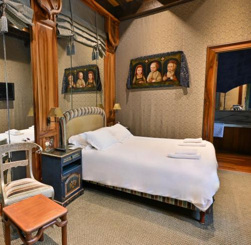 Château de Codignatにあるベッド