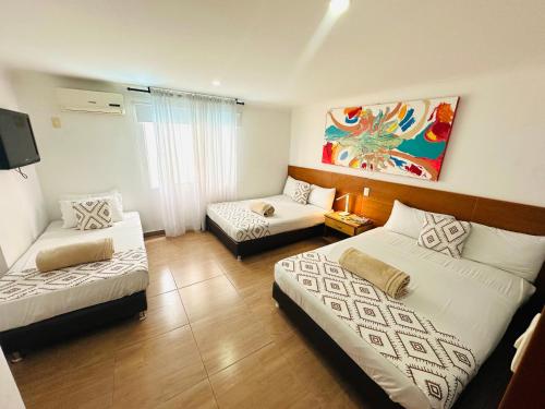 Posezení v ubytování Hotel Guane