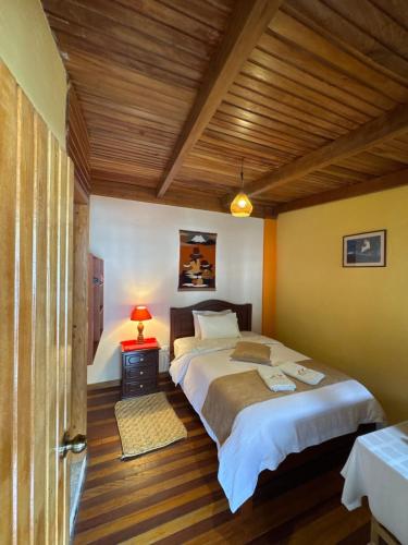 Postel nebo postele na pokoji v ubytování Hotel Donde Ivan