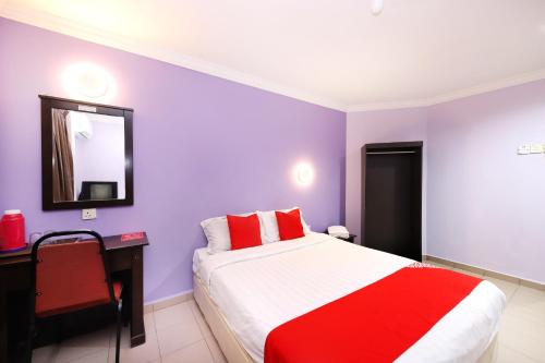 Katil atau katil-katil dalam bilik di Super OYO 473 Comfort Hotel 2