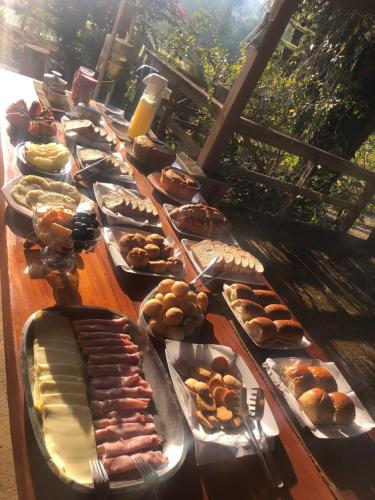 Jídlo v venkovského domu nebo okolí