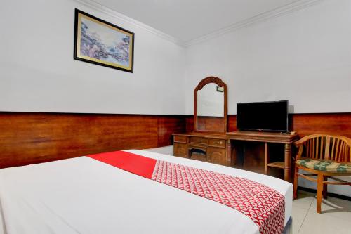 TV a/nebo společenská místnost v ubytování Hotel O Gurita