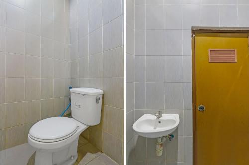 Koupelna v ubytování Hotel O Wahidin Guesthouse