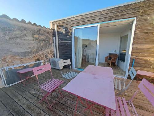 Maison de village à Marseillan avec ascenseur et terrasse tropézienne - FR-1-326-850