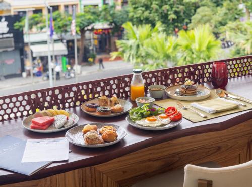 度假酒店内部或周边提供的食物