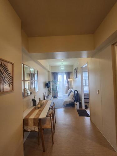 Χώρος καθιστικού στο New Avida Abreeza 1 Bedroom with own parking