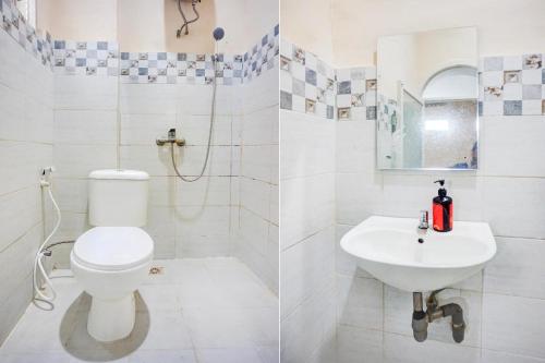 Bilik mandi di Hotel O Medan City Near Lapangan Benteng Formerly Ralica Residence