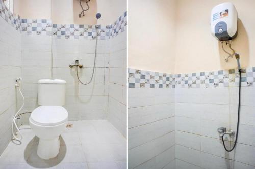 Bilik mandi di Hotel O Medan City Near Lapangan Benteng Formerly Ralica Residence