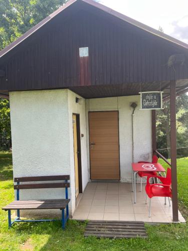 Fotografie z fotogalerie ubytování Kemp a Loděnice Podolsko - Chatka pro 2 osoby v destinaci Podolí