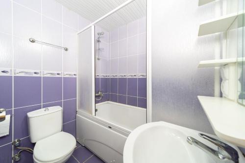 Koupelna v ubytování Sevgi Tatil Sitesi