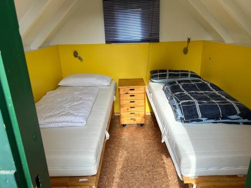 Katil atau katil-katil dalam bilik di Ferienhaus Vogelnest Damscheid Nähe Oberwesel Mittelrhein