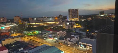 Udsigt til Kota Bharu eller udsigt til byen taget fra lejligheden