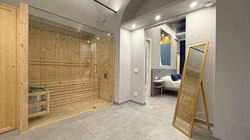 Koupelna v ubytování Shanti Rooms & Apartments Lucullo