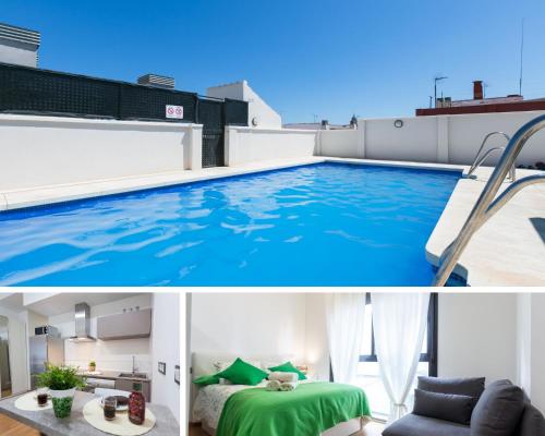 Romántico Estudio con Piscina