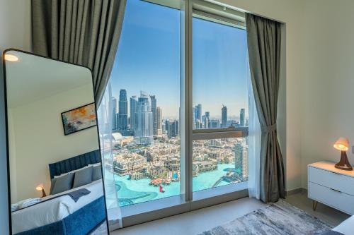 Πισίνα στο ή κοντά στο Burj Khalifa & Fountain Views