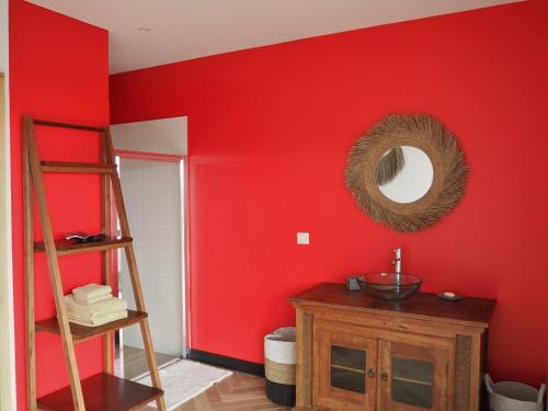 Ένα μπάνιο στο Villa Bel Horizon