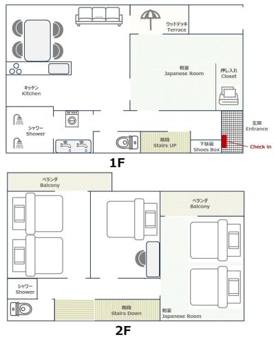 a schematic diagram of the proposed layout of a garage at Lucky you! TATEISHI in Tokyo