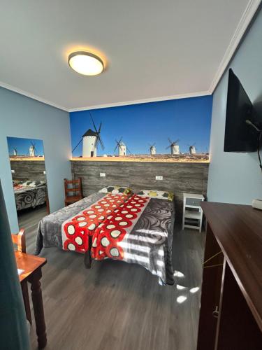 Kuchyňa alebo kuchynka v ubytovaní Hostal imperio