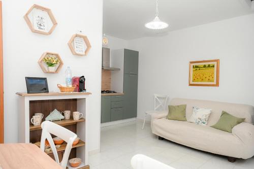 Χώρος καθιστικού στο Karlin's house Anzi - albergo diffuso