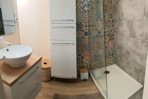 Et badeværelse på Maisonnette en Provence