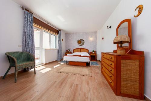 Postel nebo postele na pokoji v ubytování Casas da Calheta in Praia da Luz