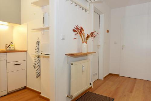 Η κουζίνα ή μικρή κουζίνα στο RELAX - APPARTEMENTS mit Pool und Sauna, Allgäu