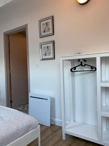 Ένα ή περισσότερα κρεβάτια σε δωμάτιο στο apartement city center mons