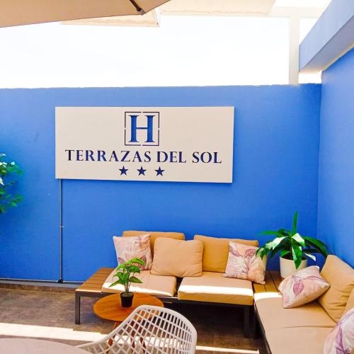 Ruang duduk di Hotel Terrazas del sol