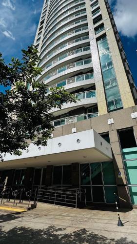 a tall building with a lot of windows at HOTEL PERDIZES - FLAT Executivo - 1403 in Sao Paulo