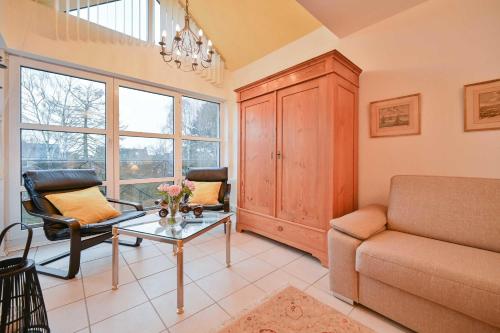 Posezení v ubytování FeWo Lahrtz