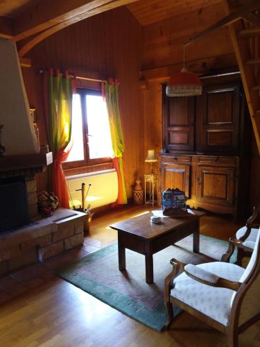 Posezení v ubytování Chalet Jura