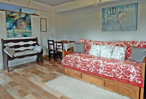 Postel nebo postele na pokoji v ubytování Chalés Van Gogh