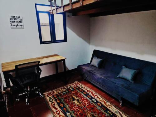 Χώρος καθιστικού στο Casa Vintage Cabañitas