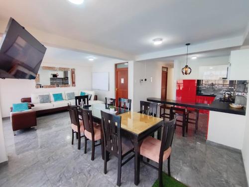 Dapur atau dapur kecil di Apartamentos "APPART D'ELIETTE"