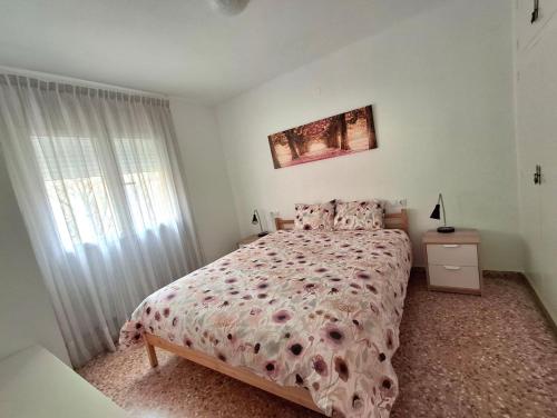 Postel nebo postele na pokoji v ubytování Castellon Center Modern Spacious Apartment