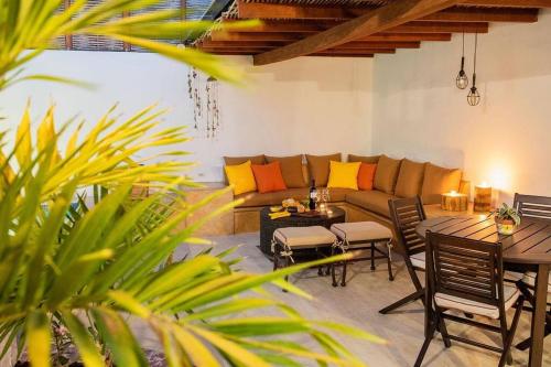 Χώρος καθιστικού στο Costa Azul House