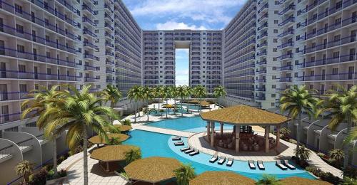 Πισίνα στο ή κοντά στο Newly Renovated Shell Residences Mall of Asia Condo