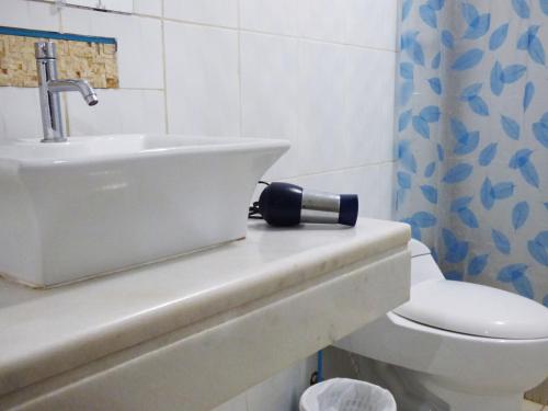 Koupelna v ubytování Nak Hoteles Plaza