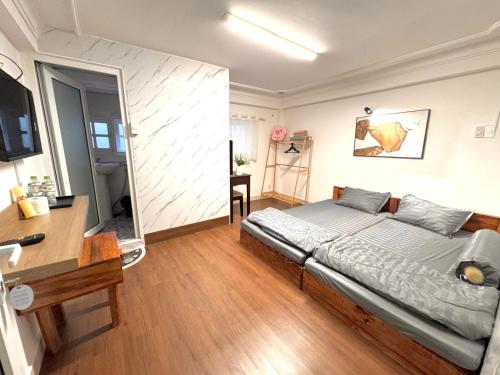 Ένα ή περισσότερα κρεβάτια σε δωμάτιο στο Alissa Home's